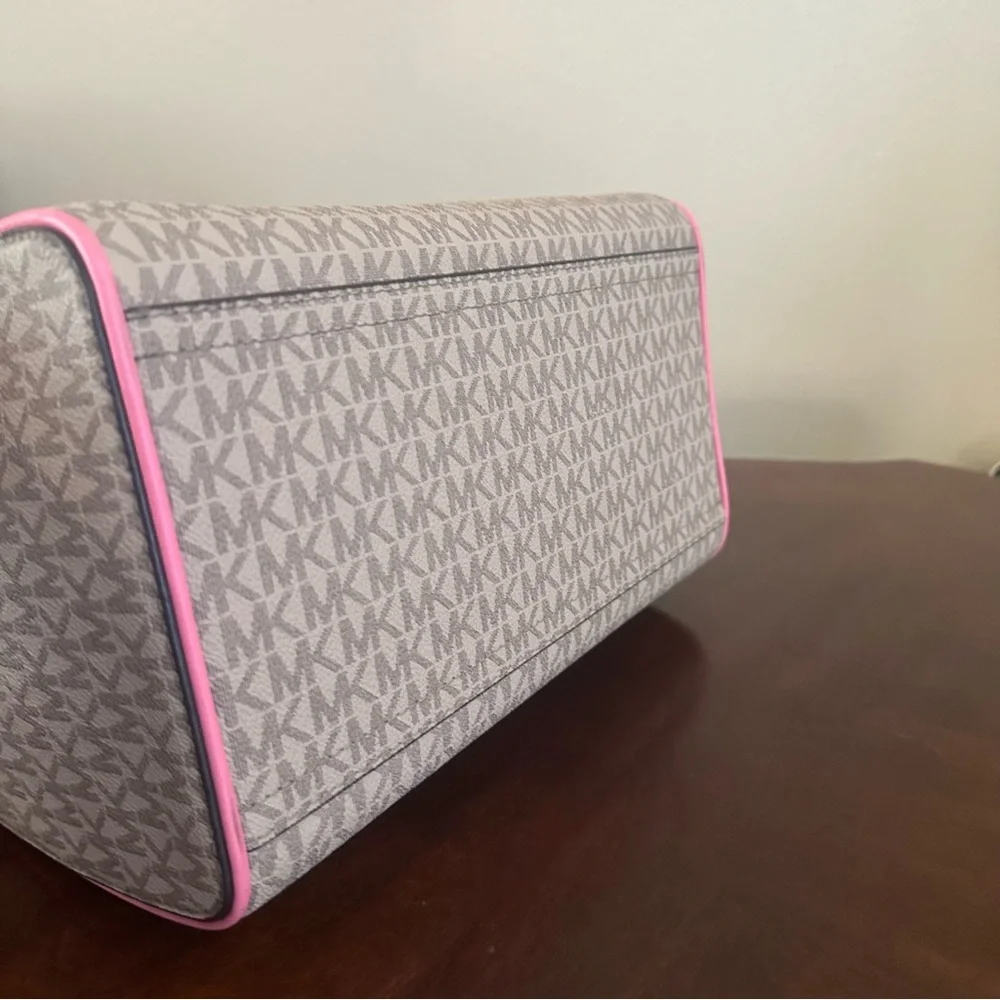 Michael Kors Jet Set Travel Duffle Satchel Shoulder Crossbody Bag & wallet set - Picture 9 of 17